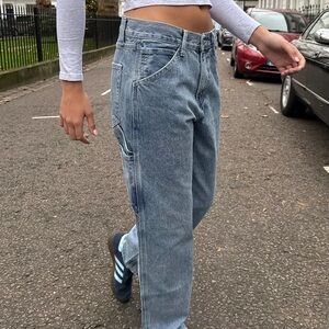 Brandy Melville Light Blue Straight Leg Jeans